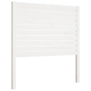 sengegærde 81x4x100 cm massivt fyrretræ hvid