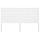 sengegærde 146x4x100 cm massivt fyrretræ hvid