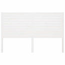 sengegærde 166x4x100 cm massivt fyrretræ hvid