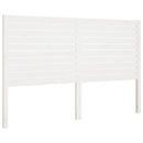 sengegærde 206x4x100 cm massivt fyrretræ hvid
