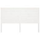 sengegærde 206x4x100 cm massivt fyrretræ hvid