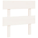 sengegærde 103,5x3x81 cm massivt fyrretræ hvid