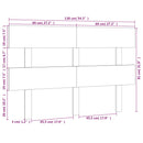 sengegærde 138x3x81 cm massivt fyrretræ sort