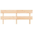 sengegærde 204x3x81 cm massivt fyrretræ
