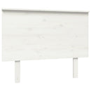 sengegærde 104x6x82,5 cm massivt fyrretræ hvid