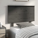 sengegærde 104x6x82,5 cm massivt fyrretræ grå