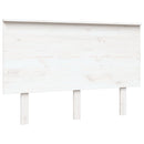 sengegærde 124x6x82,5 cm massivt fyrretræ hvid