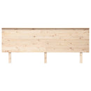 sengegærde 204x6x82,5 cm massivt fyrretræ