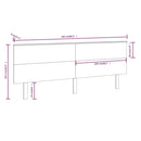 sengegærde 204x6x82,5 cm massivt fyrretræ