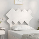 sengegærde 92x3x81 cm massivt fyrretræ hvid