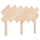 sengegærde 122,5x3x80,5 cm massivt fyrretræ