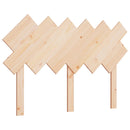 sengegavl 132x3x81 cm massivt fyrretræ