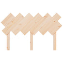 sengegavl 132x3x81 cm massivt fyrretræ