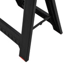foldbare arbejdsbukke 2 stk. 350 kg polypropylen sort og rød