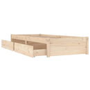 sengeramme med skuffer 75x190 cm Small Single