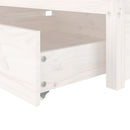 sengeramme med skuffer 75x190 cm Small Single hvid