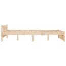 sengeramme med skuffer 135x190 cm dobbelt