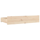 sengeramme med skuffer 135x190 cm dobbelt