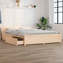 sengeramme med skuffer 135x190 cm dobbelt