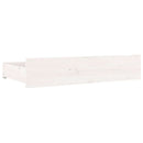 sengeramme med skuffer 140x190 cm hvid