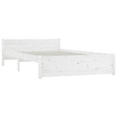 sengeramme med skuffer 150x200 cm King Size hvid