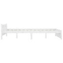 sengeramme med skuffer 150x200 cm King Size hvid