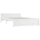 sengeramme med skuffer 160x200 cm hvid