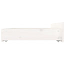 sengeramme med skuffer 160x200 cm hvid
