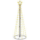 kegleformet juletræ 108 LED'er 70x180 cm varm hvid