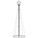 kegleformet juletræ 108 LED'er 70x180 cm varm hvid