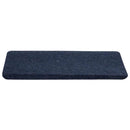 selvklæbende trappemåtter 15 stk. 65x24,5x3,5 cm blå