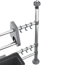 justerbart køkkenstativ aluminium