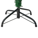 julekaktus med fod og LED-lys 150 cm PVC grøn