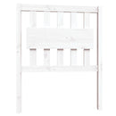 sengeramme 75x190 cm Small Single massivt fyrretræ hvid
