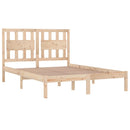 sengeramme 200x200 cm massivt fyrretræ