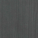 sengeramme 200x200 cm massivt fyrretræ grå