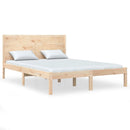sengeramme uden madras 160x200 cm massivt fyrretræ
