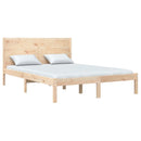 sengeramme uden madras 160x200 cm massivt fyrretræ