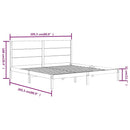 sengeramme 200x200 cm massivt fyrretræ sort