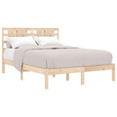 sengeramme 135x190 cm massivt træ