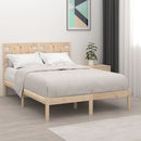 sengeramme 135x190 cm massivt træ