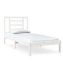 sengeramme 75x190 cm Small Single massivt træ hvid