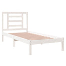 sengeramme 75x190 cm Small Single massivt træ hvid