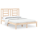 sengeramme uden madras 140x190 cm massivt fyrretræ
