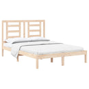 sengeramme uden madras 140x190 cm massivt fyrretræ