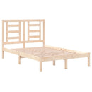 sengeramme uden madras 120x200 cm massivt fyrretræ