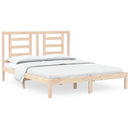 sengeramme uden madras 150x200 cm massivt fyrretræ