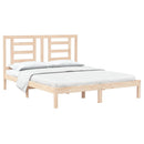 sengeramme uden madras 150x200 cm massivt fyrretræ