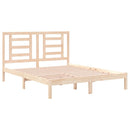 sengeramme uden madras 150x200 cm massivt fyrretræ
