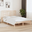 sengeramme uden madras 150x200 cm massivt fyrretræ